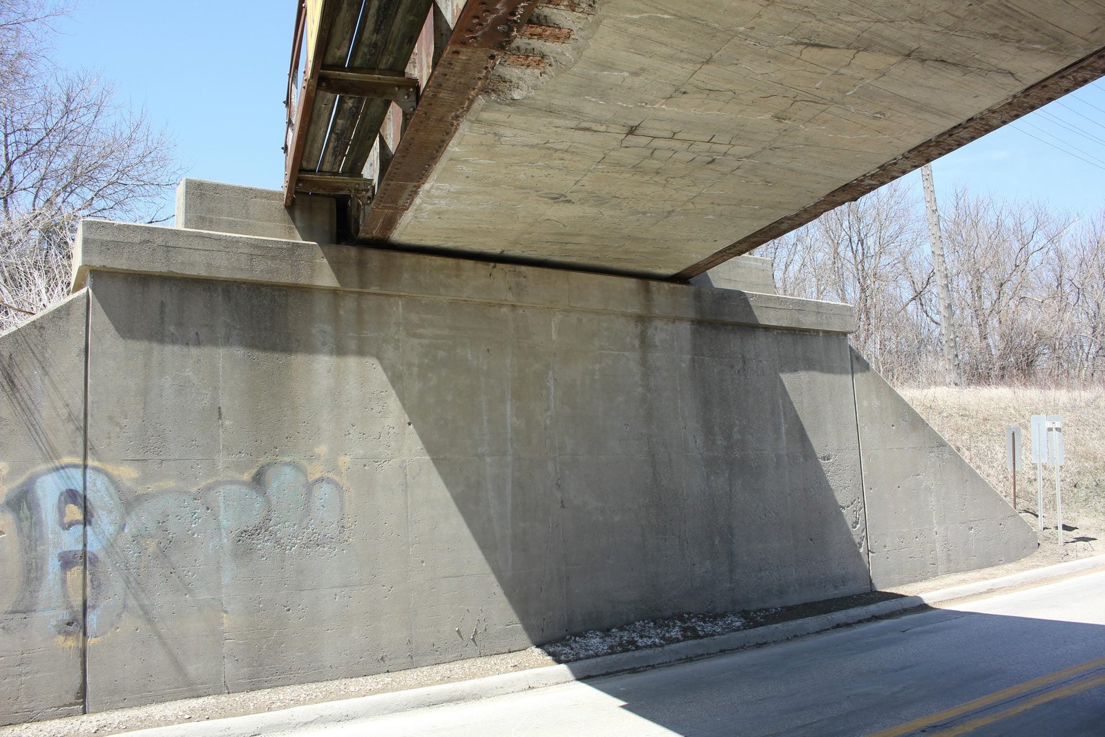Under bridge